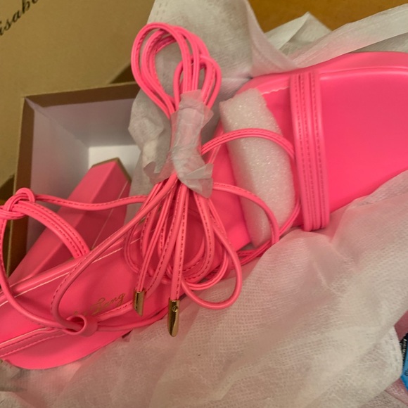 Pink platform Sandals - Picture 2 of 5
